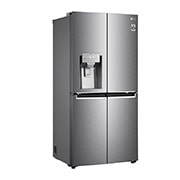 LG 506L Multi Door Fridge Freezer Shiny Steel Water & Ice Dispenser, GML844PZ6F