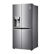 LG 506L Multi Door Fridge Freezer Shiny Steel Water & Ice Dispenser, GML844PZ6F