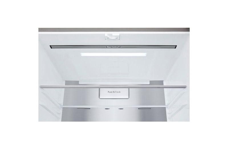LG 506L Multi Door Fridge Freezer Water & Ice Dispenser, Shiny Steel, GML844PZ6F