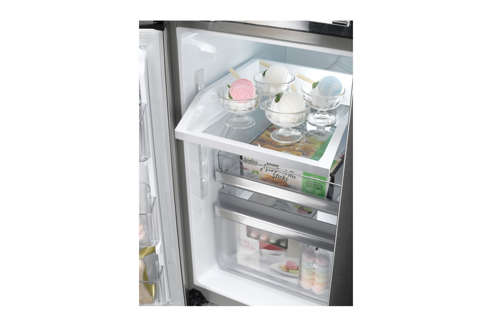 LG A+ Energy Rated Multidoor Refrigerator with Plumbed Water & Ice Dispenser, GML916NSHV