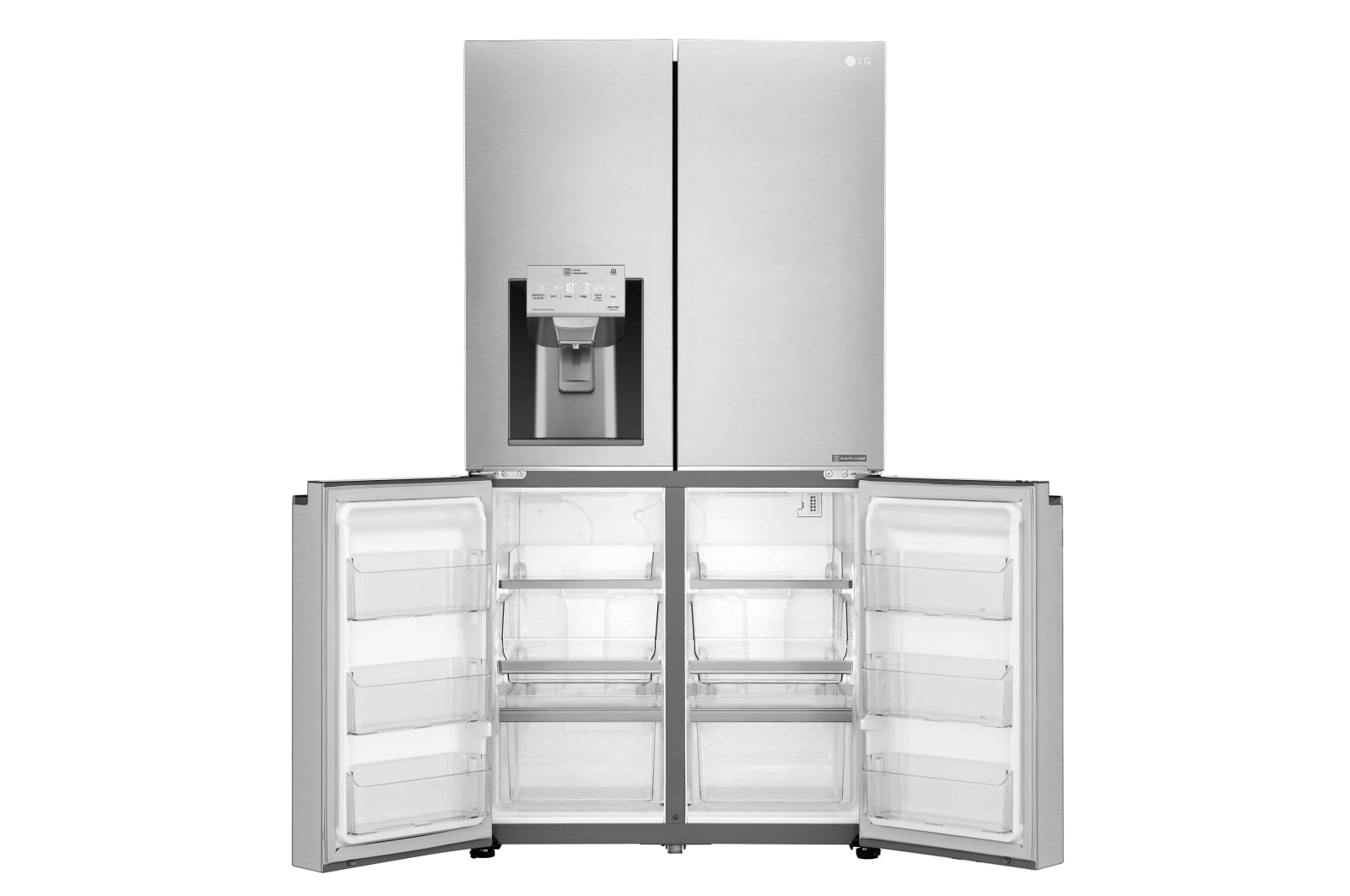 LG  GML936NSHV Multi Door  Smart  Fridge Freezer - Premium Steel, GML936NSHV