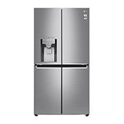 Front view of 641L Multi Door Fridge Freezer Shiny Steel Total No Frost(GML945PZ8F)