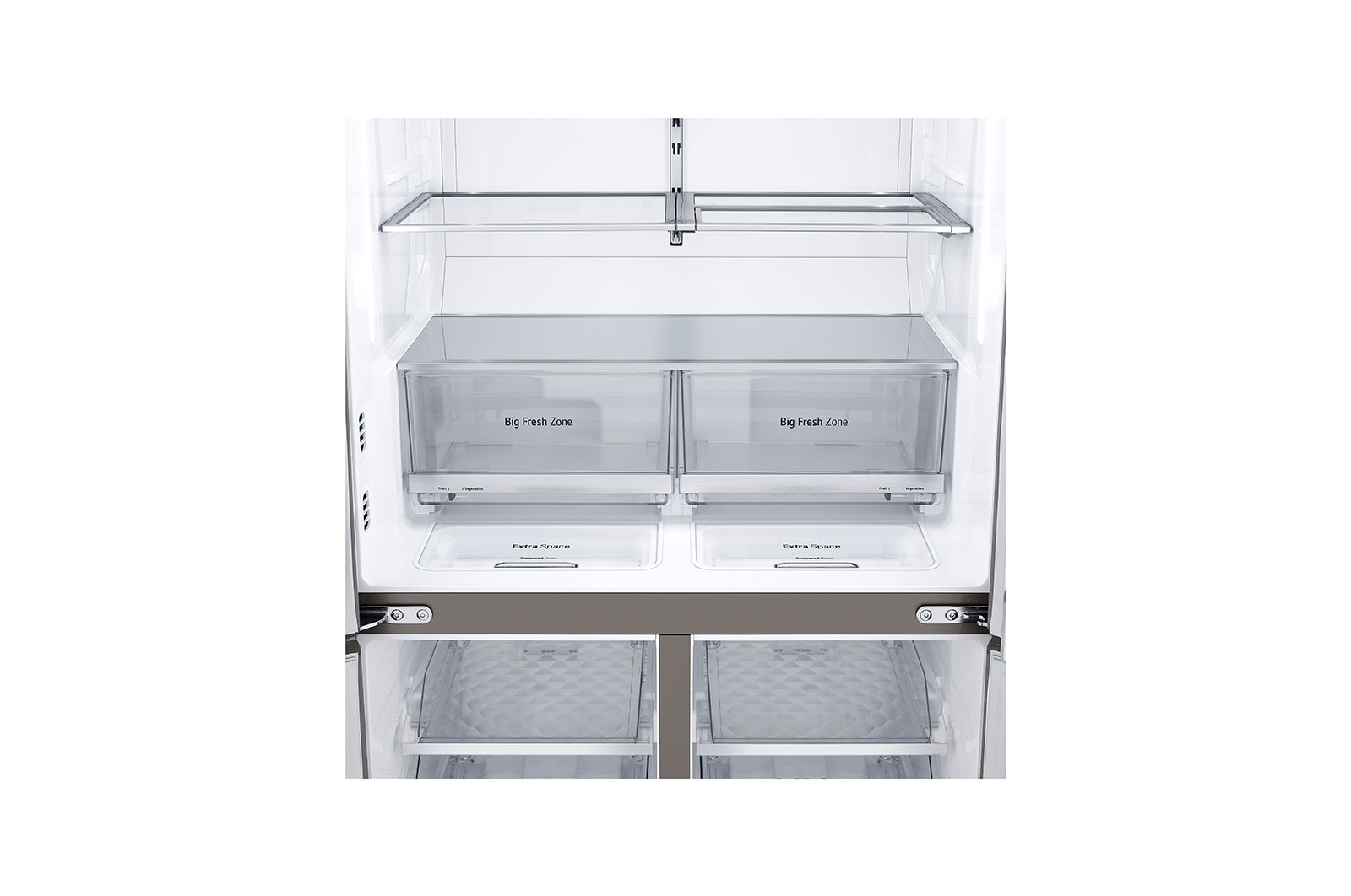 LG 641L Multi Door Fridge Freezer Shiny Steel Total No Frost, GML945PZ8F