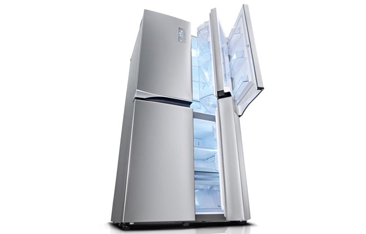 LG A+ ENERGY RATED DOOR-IN-DOOR SIDE-BY-SIDE PREMIUM STEEL FRIDGE FREEZER, GMM916NSHV
