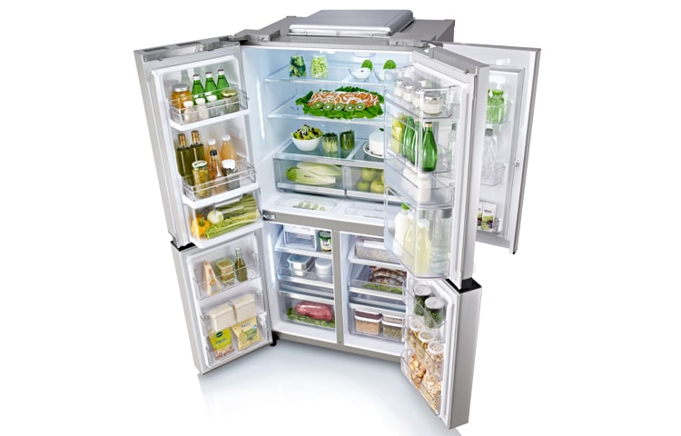LG A+ ENERGY RATED DOOR-IN-DOOR SIDE-BY-SIDE PREMIUM STEEL FRIDGE FREEZER, GMM916NSHV