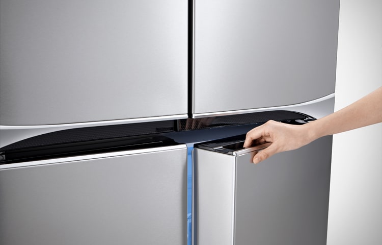 LG A+ ENERGY RATED DOOR-IN-DOOR SIDE-BY-SIDE PREMIUM STEEL FRIDGE FREEZER, GMM916NSHV