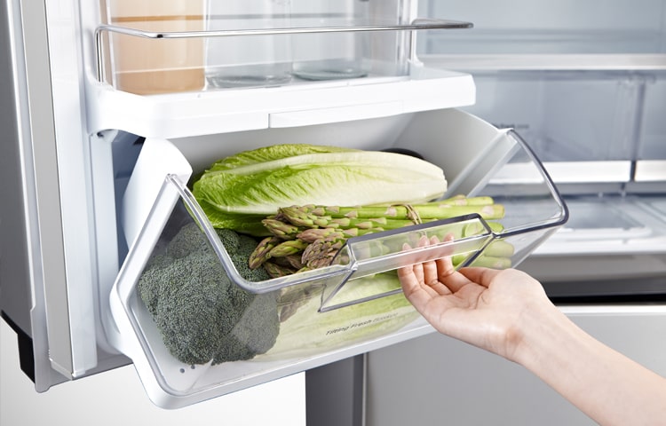 LG A+ ENERGY RATED DOOR-IN-DOOR SIDE-BY-SIDE PREMIUM STEEL FRIDGE FREEZER, GMM916NSHV