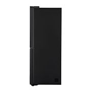 LG 508L InstaView™ American Style Fridge Freezer Matte Black Total No Frost, GMX844MC6F