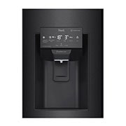 LG 508L InstaView™ American Style Fridge Freezer Matte Black Total No Frost, GMX844MC6F