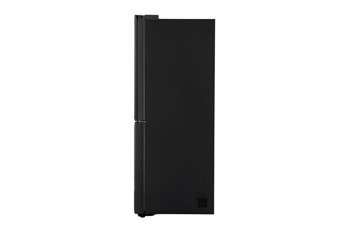LG 508L InstaView™ American Style Fridge Freezer Matte Black Total No Frost, GMX844MC6F