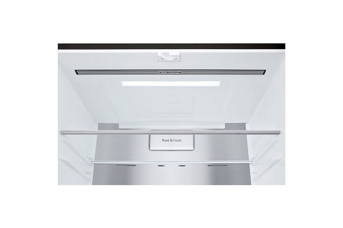 LG 508L InstaView™ American Style Fridge Freezer Matte Black Total No Frost, GMX844MC6F