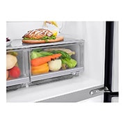 LG InstaView Door-in-Door™ GMX844MCKV  Slim Multi-Door Fridge Freezer, 508L, Matt Black - F, GMX844MCKV