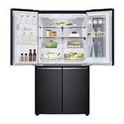 LG InstaView Door-in-Door | GMX945MC9F | American Style Fridge Freezer | 638L | WiFi Connected | Matte Black, GMX945MC9F