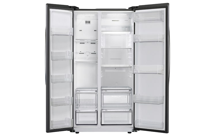 LG American Style Black Fridge Freezer, GSB325WBQV