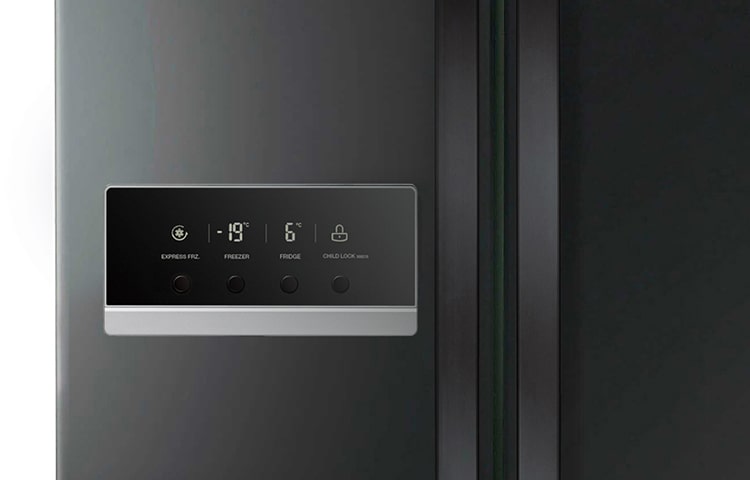 LG American Style Black Fridge Freezer, GSB325WBQV