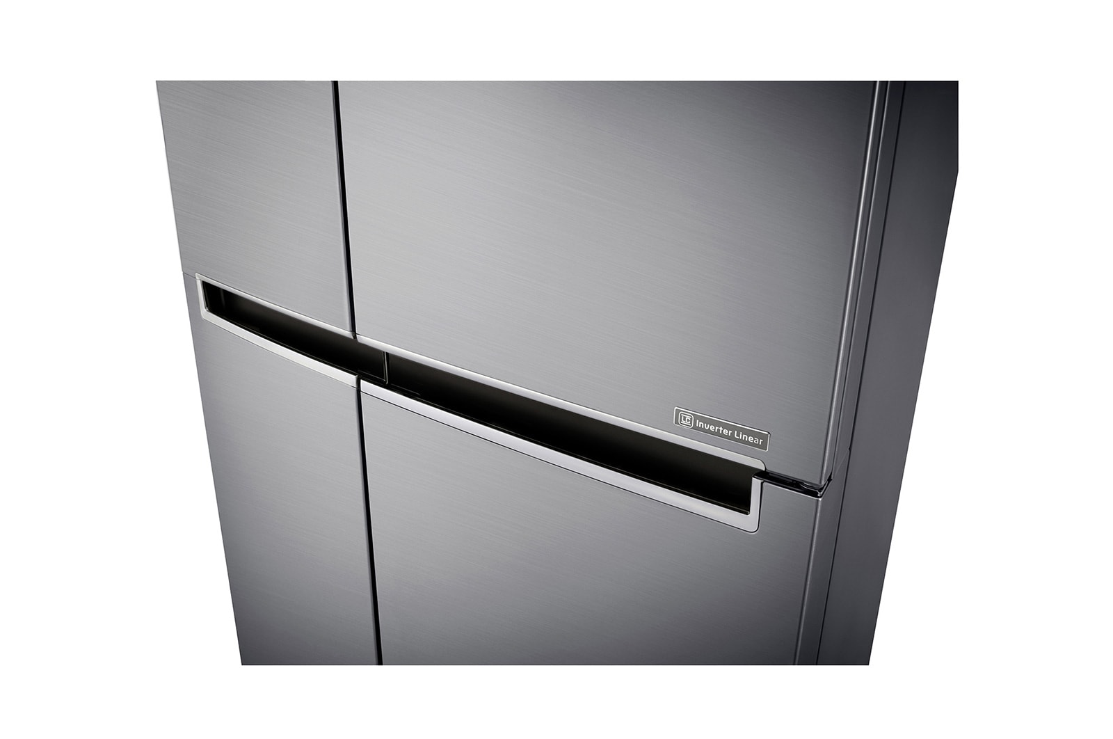 LG Inverter Linear Compressor™ GSB760PZXV American style Fridge Freezer, 642L, Shiny Steel- F, GSB760PZXV