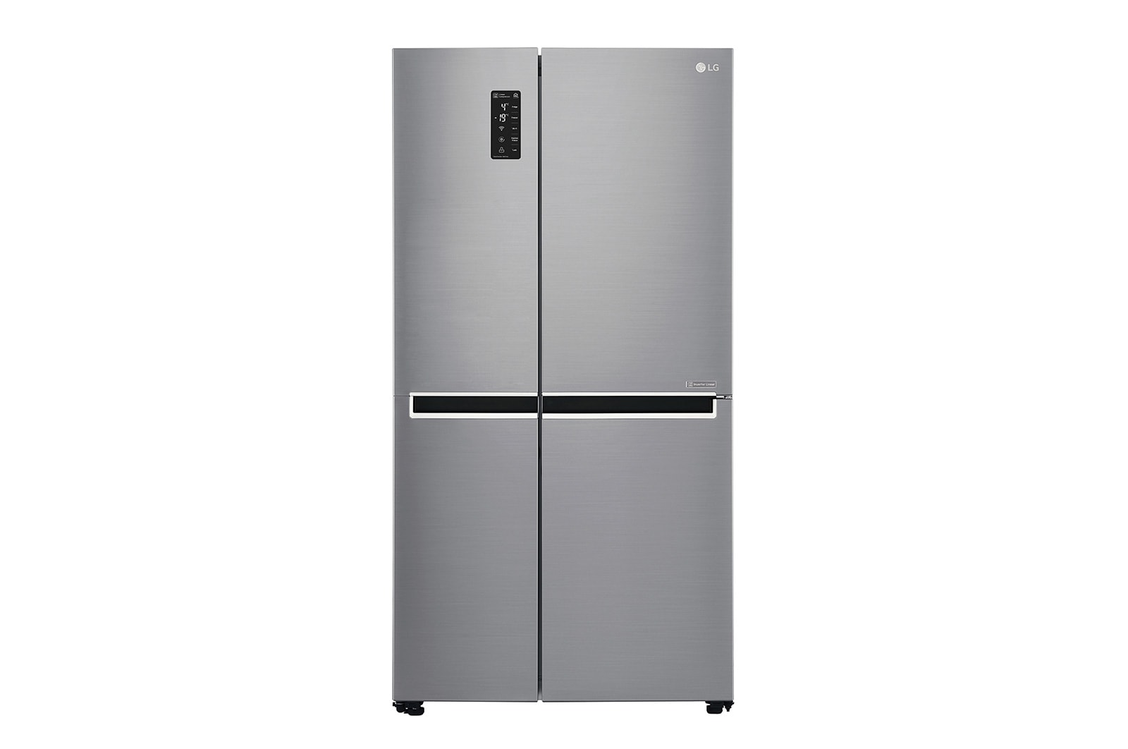 Front view of F Energy Rated Large Capacity Refrigerator with Total No Frost and  Smart Diagnosis GSB760PZXZ