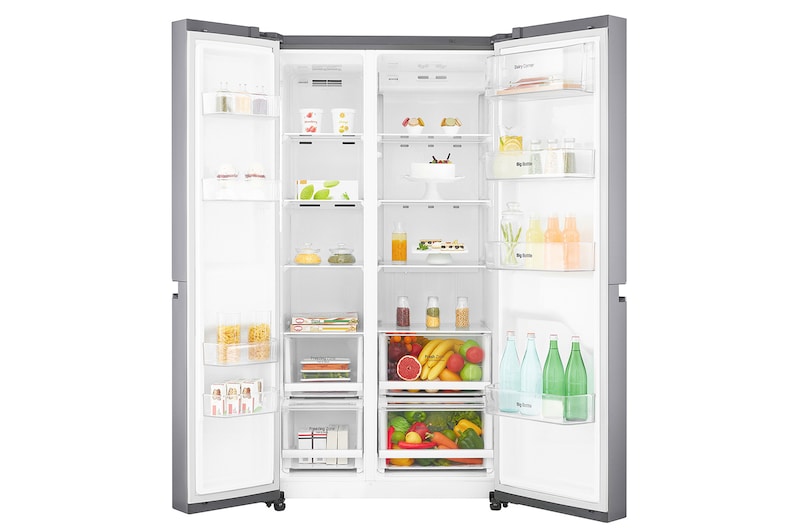 LG F Energy Rated Large Capacity Refrigerator with Total No Frost and  Smart Diagnosis, GSB760PZXZ