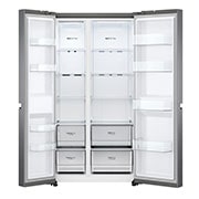 LG 655L American Style Fridge Freezer Dark Graphite Total No Frost, GSBV70DSTF