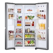 LG 655L American Style Fridge Freezer Dark Graphite Total No Frost, GSBV70DSTF
