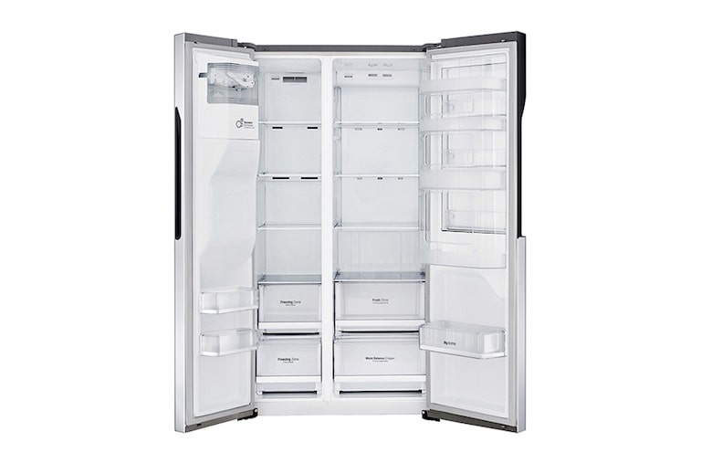 LG Door-in-Door™ GSJ560PZXV American style Fridge Freezer , 606L,  Shiny Steel -F, GSJ560PZXV