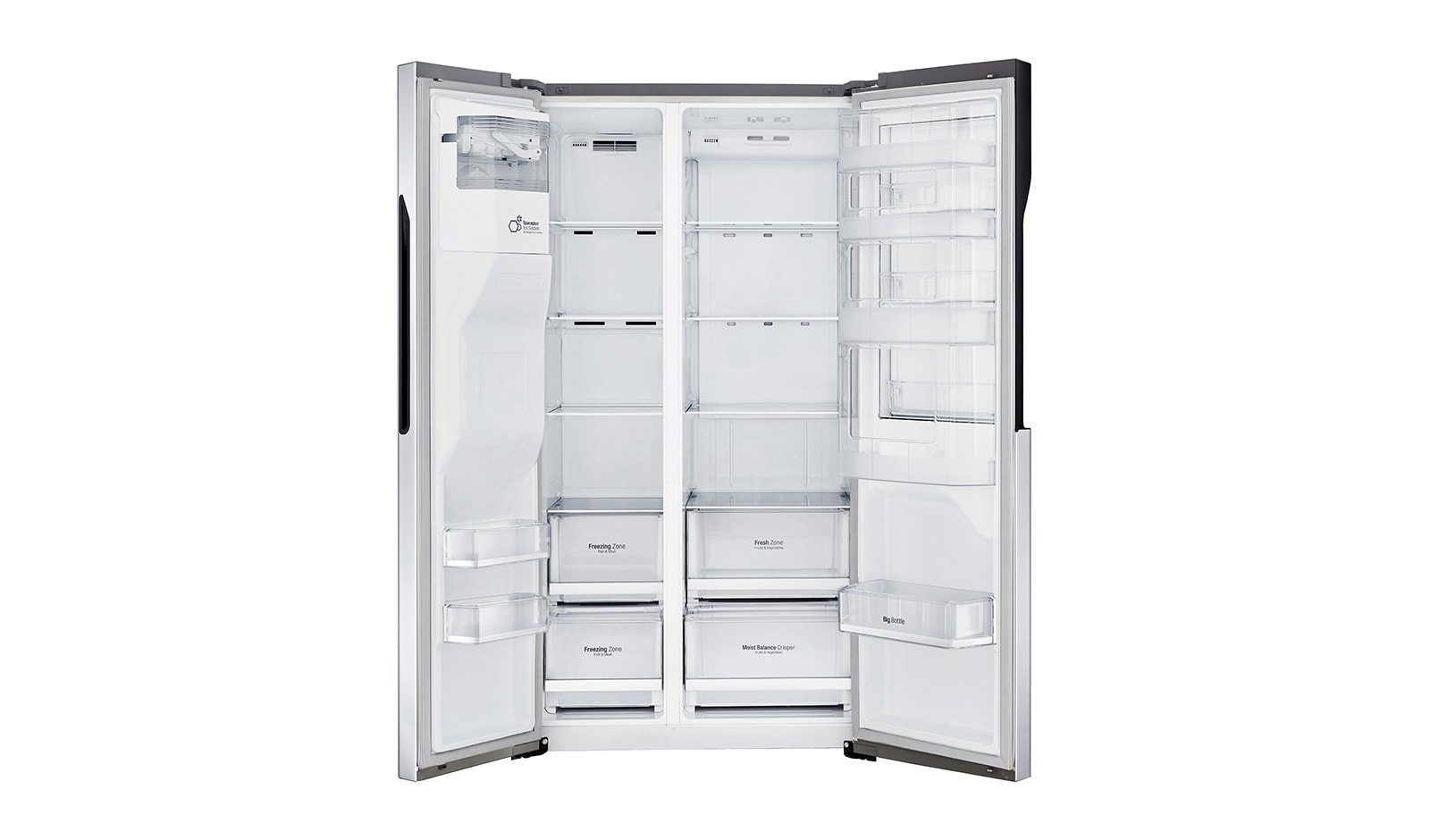 LG Door-in-Door™ GSJ560PZXV American style Fridge Freezer , 606L,  Shiny Steel -F, GSJ560PZXV