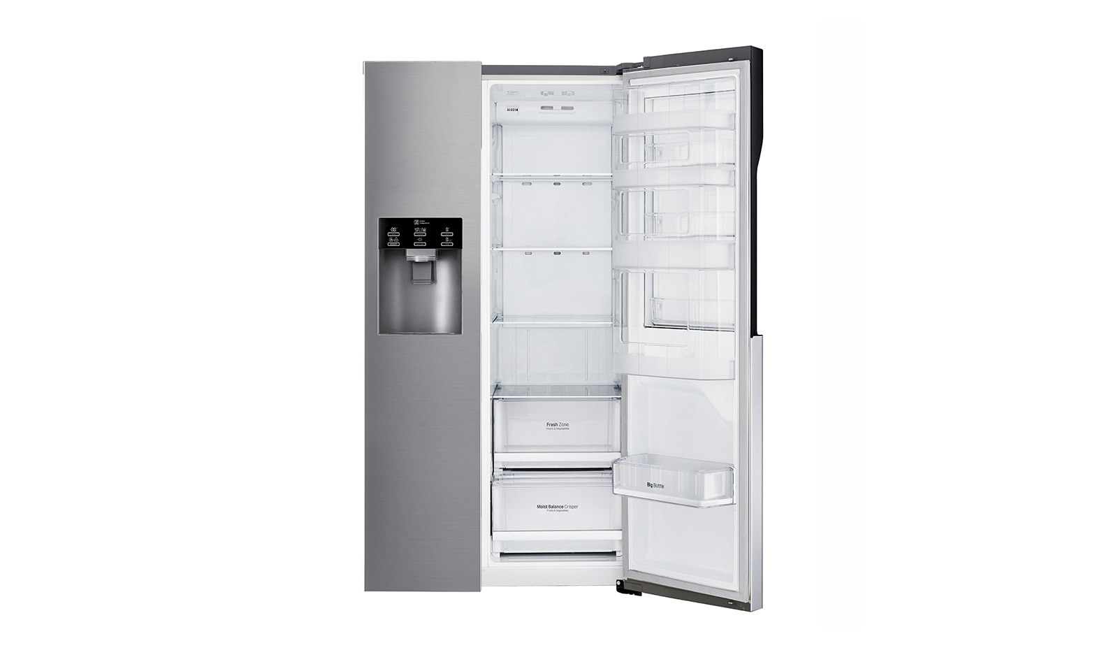 LG Door-in-Door™ GSJ560PZXV American style Fridge Freezer , 606L,  Shiny Steel -F, GSJ560PZXV