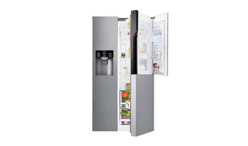 LG Door-in-Door™ GSJ560PZXV American style Fridge Freezer , 606L,  Shiny Steel -F, GSJ560PZXV
