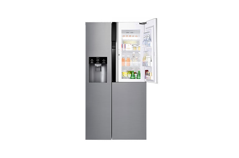 LG Door-in-Door™ GSJ560PZXV American style Fridge Freezer , 606L,  Shiny Steel -F, GSJ560PZXV