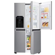 Front view of Smart Refrigerator with Door-in-Door™ and Non Plumbed Water GSJ761PZXV