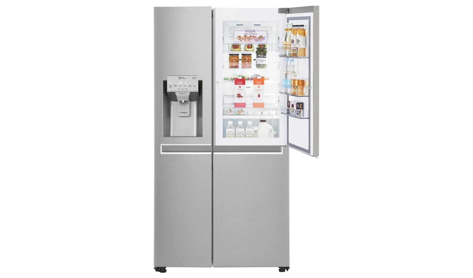 LG A+ Energy Rated Smart Refrigerator with Door-in-Door™ and Non Plumbed Water, GSJ961NSBV