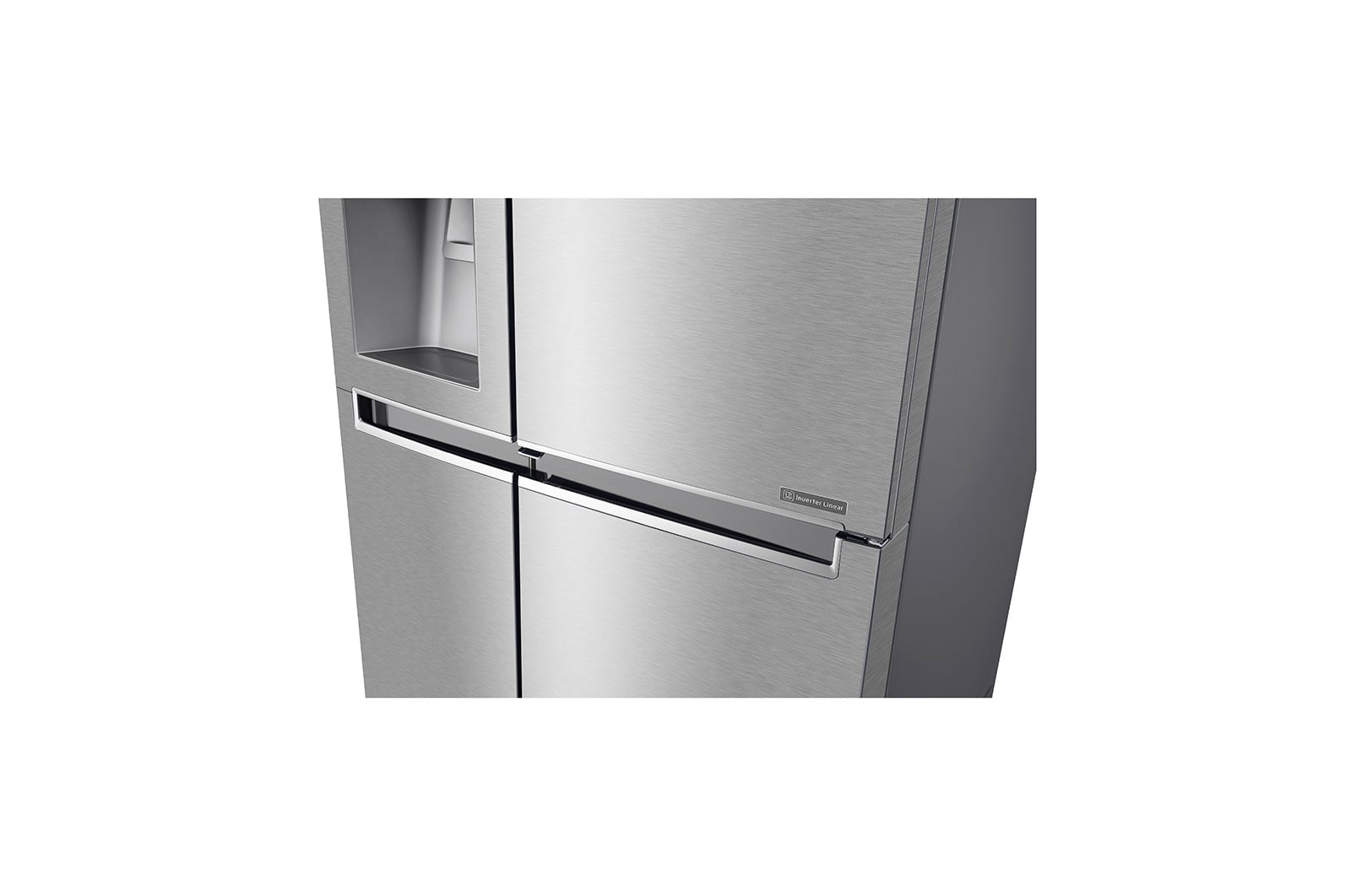 LG Door-in-Door™ GSJ961NSVV American style Fridge Freezer, 625L, Premium Steel -F, GSJ961NSVV