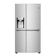 Front view of LG Door-in-Door™ GSJ961NSVV American style Fridge Freezer, 625L, Premium Steel -F GSJ961NSVV