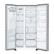 LG Door-in-Door™ GSJ961NSVV American style Fridge Freezer, 625L, Premium Steel -F, GSJ961NSVV