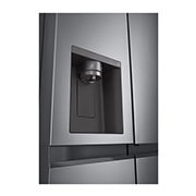 LG 635L American Style Fridge Freezer Dark Graphite Total No Frost, GSJV50DSXF