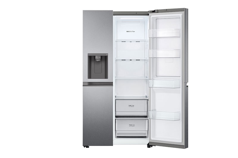 LG 635L American Style Fridge Freezer Total No Frost, Dark Graphite, GSJV50DSXF