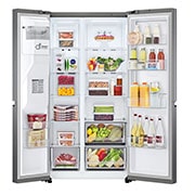 LG 635L American Style Fridge Freezer Dark Graphite Total No Frost, GSJV51DSXF
