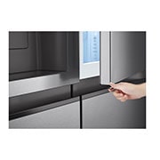 LG 635L American Style Fridge Freezer Dark Graphite Total No Frost, GSJV51DSXF