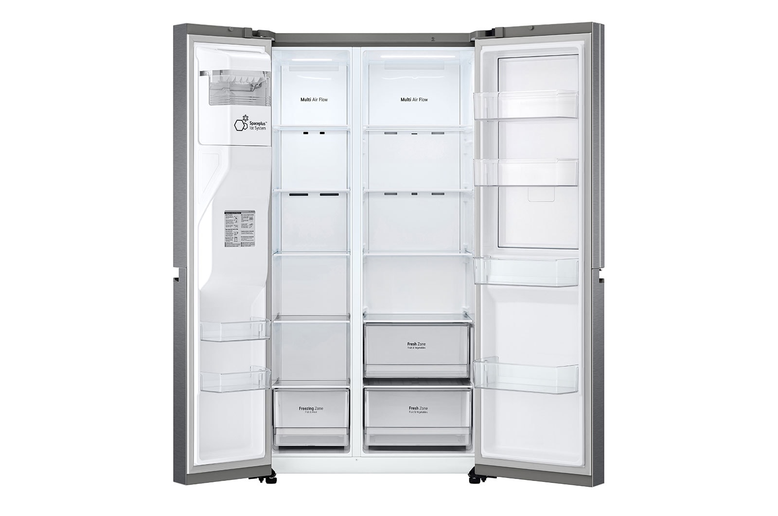 LG 635L American Style Fridge Freezer Dark Graphite Total No Frost, GSJV51DSXF