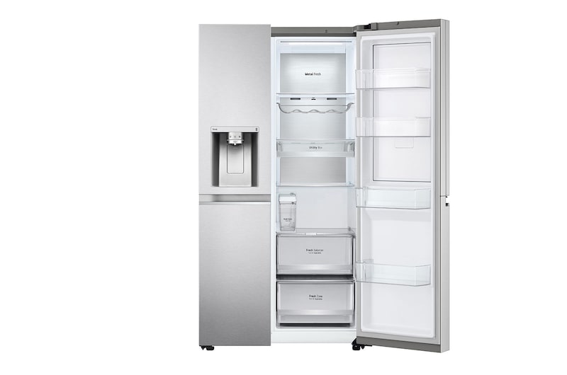 LG 635L American Style Fridge Freezer Stainless Steel Water & Ice Dispenser, GSJV91BSAE