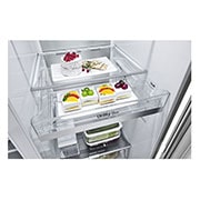 LG Water & Ice Dispenser | ThinQ (WiFi) | American Fridge Freezer | 635L | GSJV91BSAE | Stainless Steel, GSJV91BSAE