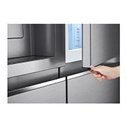 LG 635L American Style Fridge Freezer Shiny Steel Water & Ice Dispenser, GSJV91PZAE