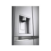 LG 635L American Style Fridge Freezer Shiny Steel Water & Ice Dispenser, GSJV91PZAE
