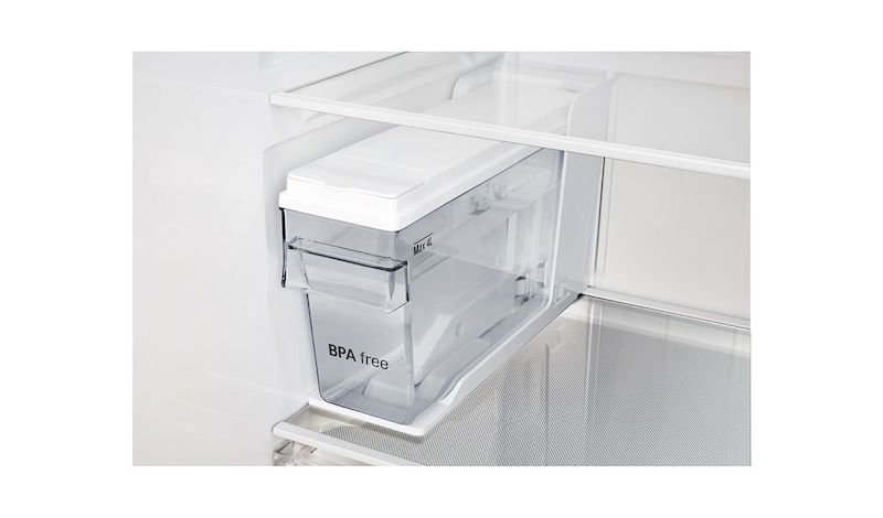 LG F rated  Refrigerator with Non-Plumbed Water and Ice Dispenser and Inverter Linear Compressor, GSL361ICEZ