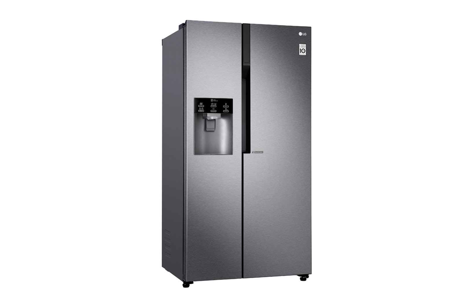 LG Inverter Linear Compressor™ GSL460ICEV American style Fridge Freezer, 606L, Dark Graphite - F, GSL460ICEV