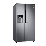 LG Inverter Linear Compressor™ GSL460ICEV American style Fridge Freezer, 606L, Dark Graphite - F, GSL460ICEV