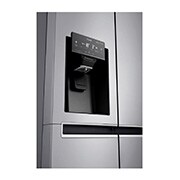 LG Smart Inverter Compressor GSL480PZXV American style Fridge Freezer, 625L,  Shiny Steel - F, GSL480PZXV