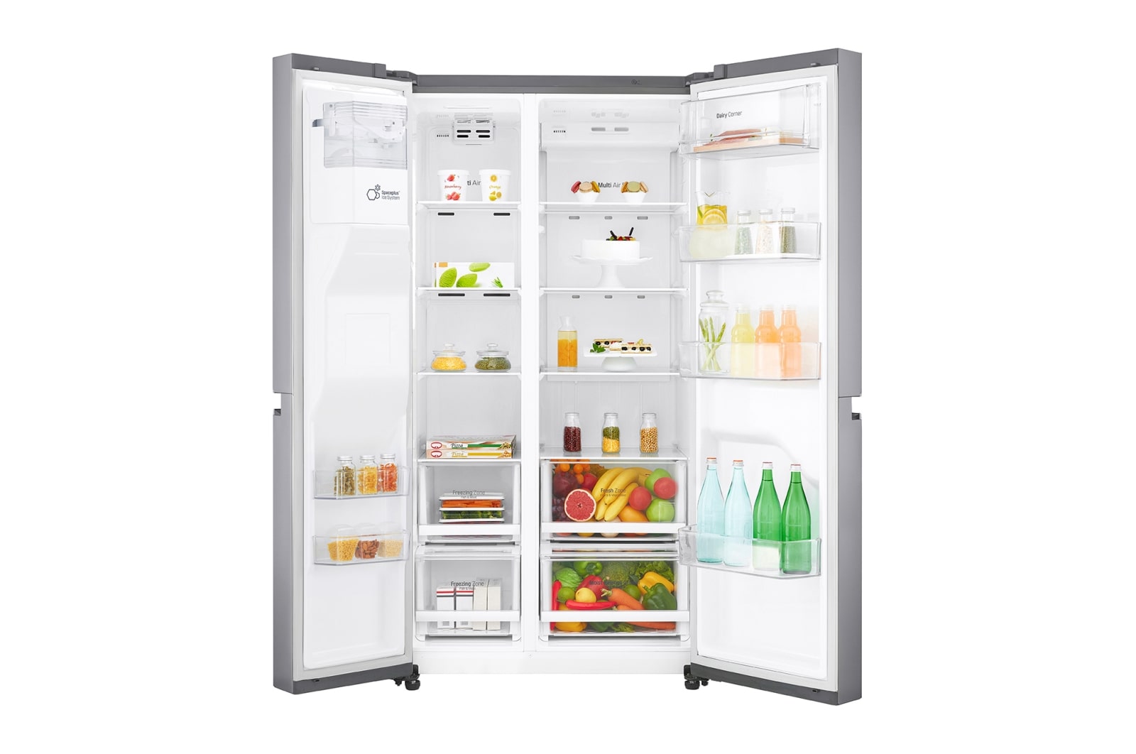 Lg gsl480pzxv american fridge freezer sales