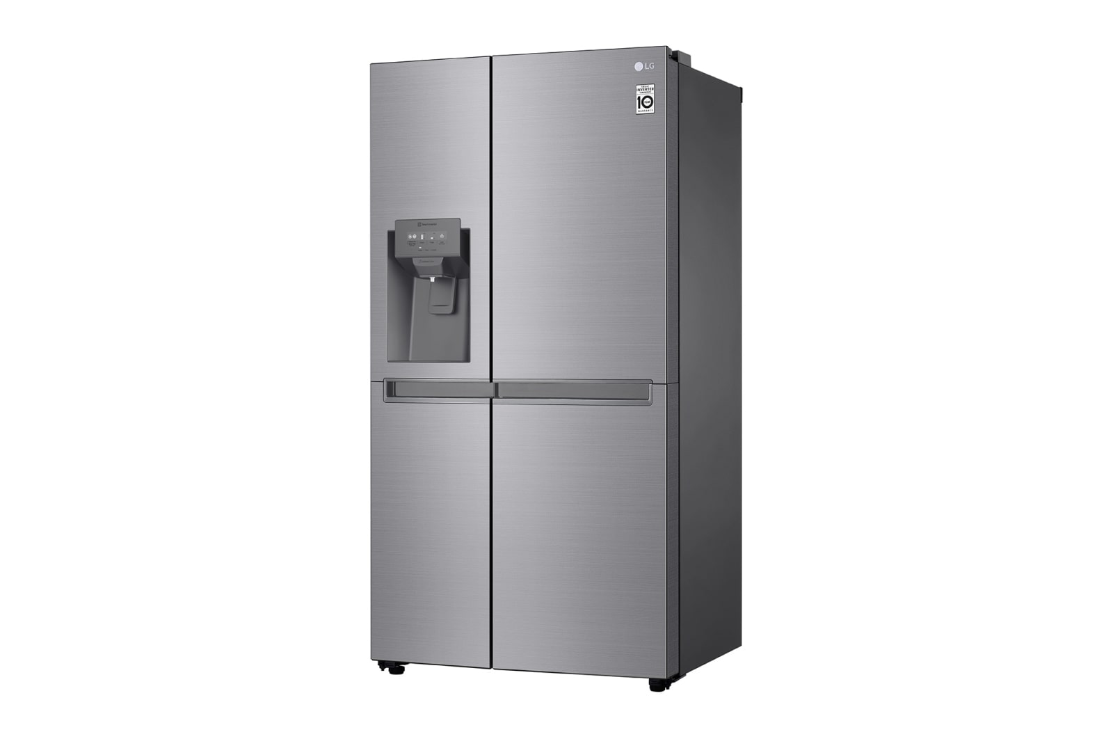 LG Smart Inverter Compressor GSL480PZXV American style Fridge Freezer, 625L,  Shiny Steel - F, GSL480PZXV
