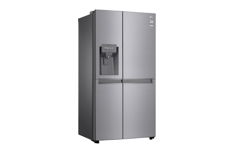 LG Smart Inverter Compressor GSL480PZXV American style Fridge Freezer, 625L,  Shiny Steel - F, GSL480PZXV